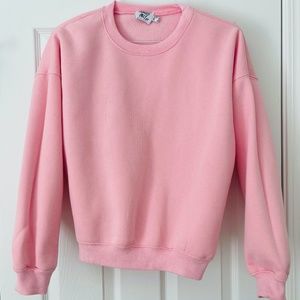 US 4 Princess Polly pink crewneck